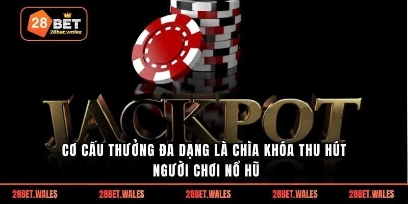 Cơ cấu thưởng đa dạng là chìa khóa thu hút người chơi nổ hũ
