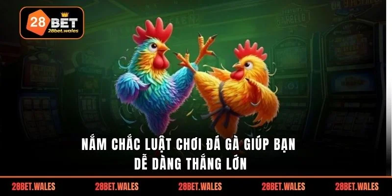 Nắm chắc luật chơi đá gà giúp bạn dễ dành thắng lớn