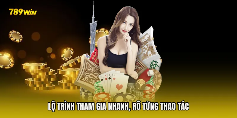 Lộ trình tham gia nhanh, rõ từng thao tác